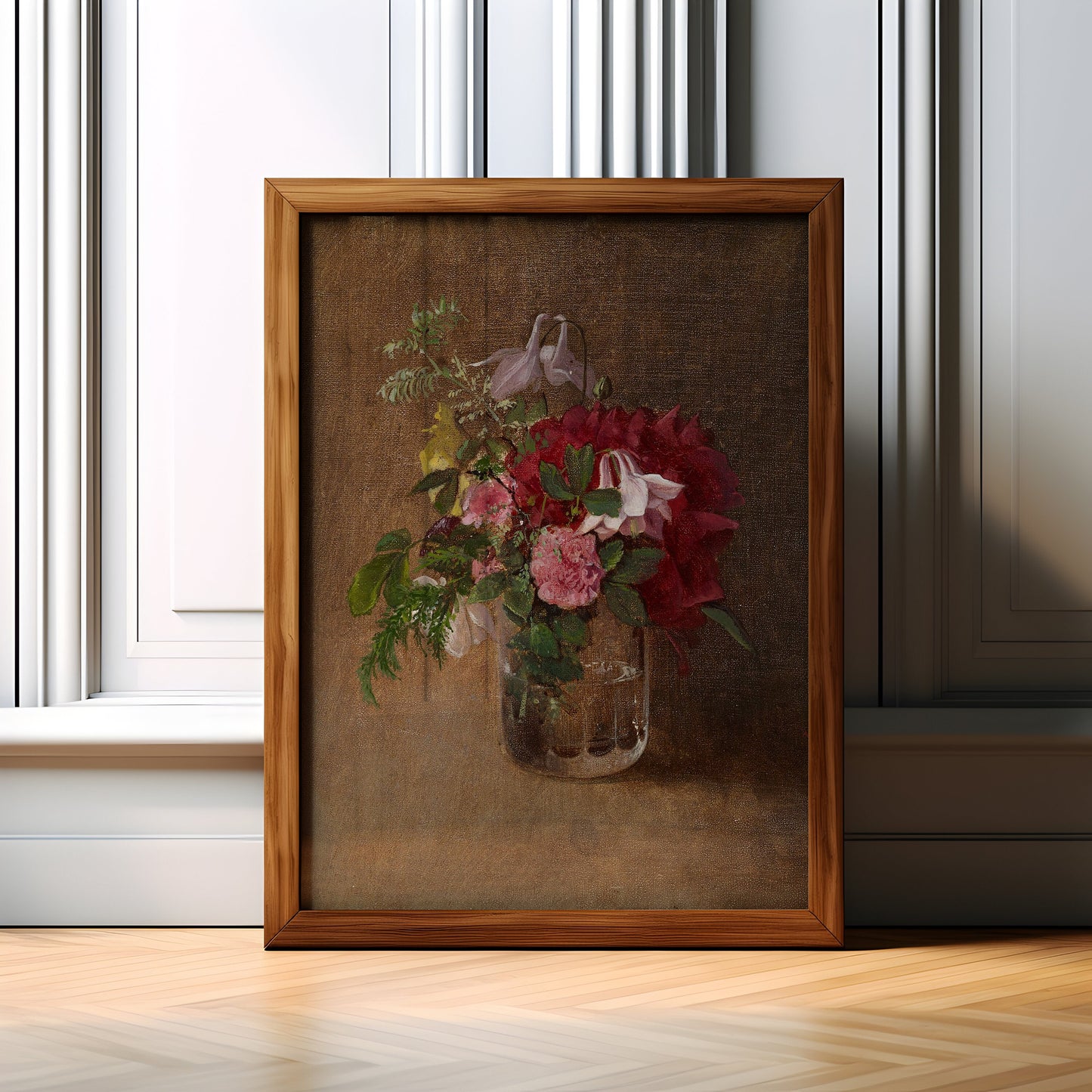 Still-life Flowers, Albert Edelfelt, original antique painting, oil vintage, Printable art of high resolution instant download, SKU K-AE90