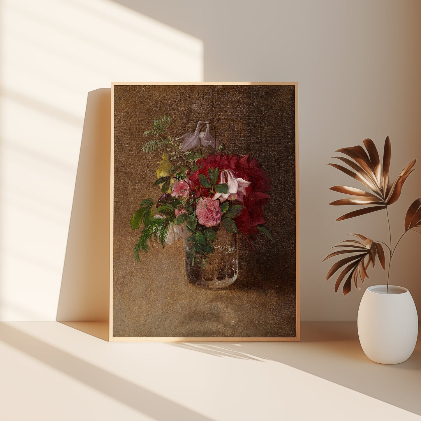 Still-life Flowers, Albert Edelfelt, original antique painting, oil vintage, Printable art of high resolution instant download, SKU K-AE90