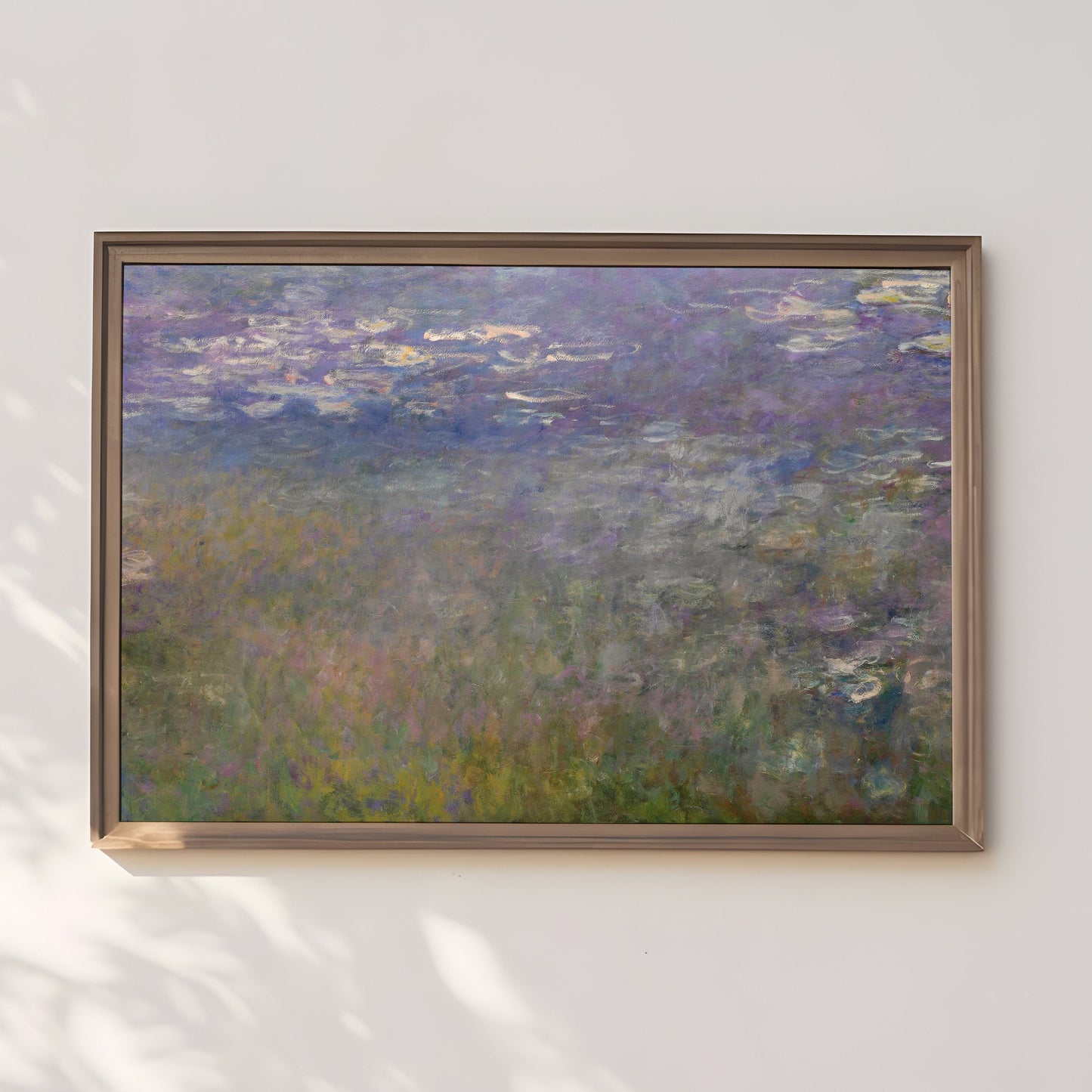 Claude Monet - Water Lilies, French Impressionism, original antique painting oil, vintage, Printable art instant download, SKU 264CM