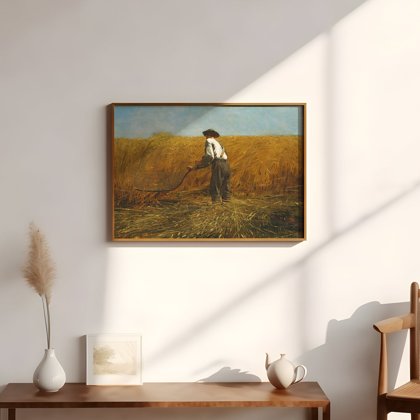 Harvest - Winslow Homer , Rustic Landscape 19th century , Original antique figure painting , vintage Printable instant download , SKU 376WH