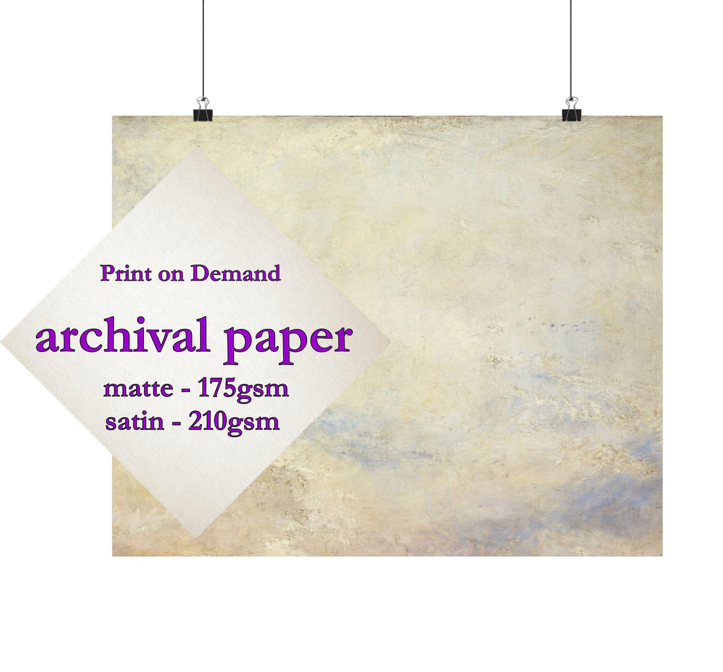 Print on Demand. Paper Posters - matte and satin.