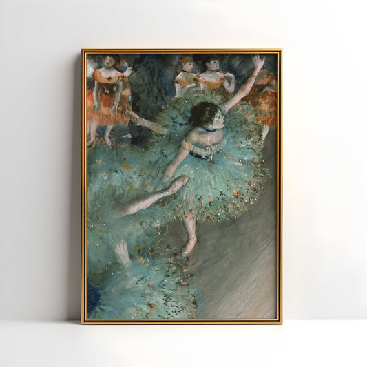 French Impressionism Edgar Degas, Dancer, pastel original antique painting, oil, vintage, Printable art instant download, SKU  K-ED120