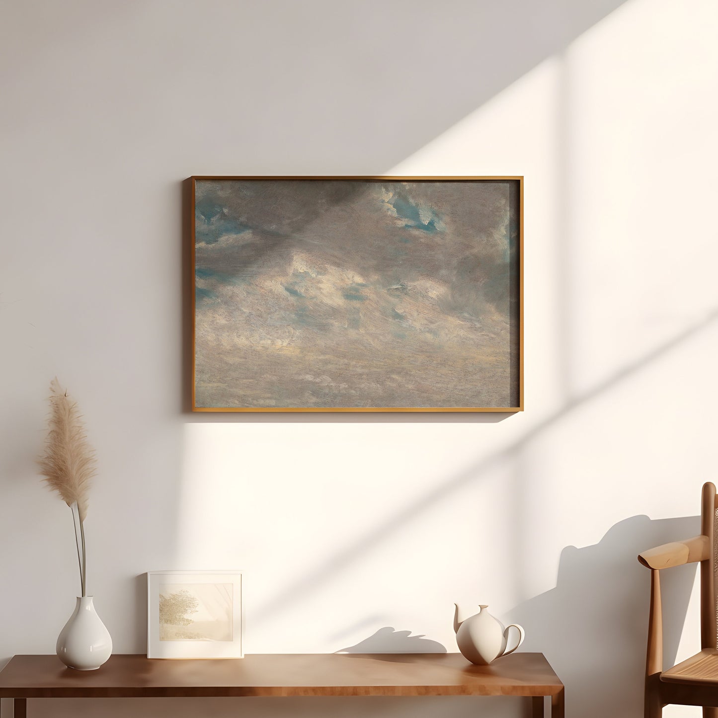 John Constable - Cloud Study,  original antique painting, oil, vintage, Printable art of high resolution instant download, SKU  148-JC