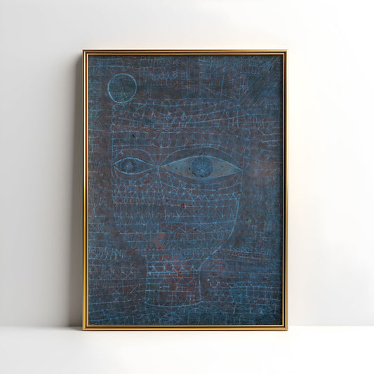 Avant-garde , Arabian Princess - Paul Klee , original antique figure painting , vintage Printable art instant download , SKU K-PK105
