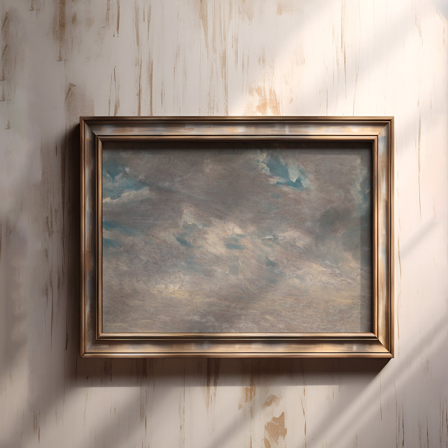 John Constable - Cloud Study,  original antique painting, oil, vintage, Printable art of high resolution instant download, SKU  148-JC