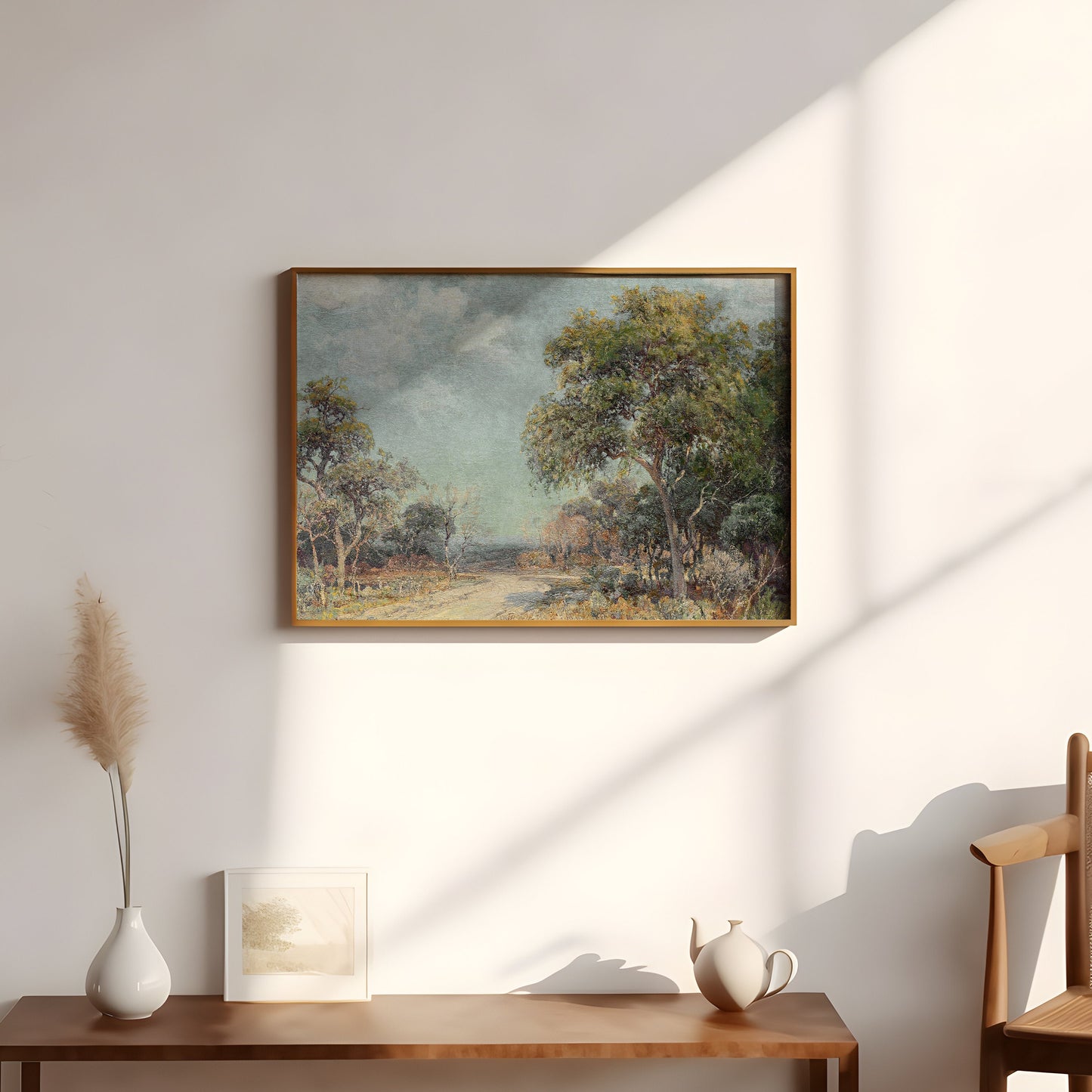 Julian Onderdonk Road to the Hills, Impressionism, original antique painting oil vintage, Printable art instant download, SKU  K_JO.6
