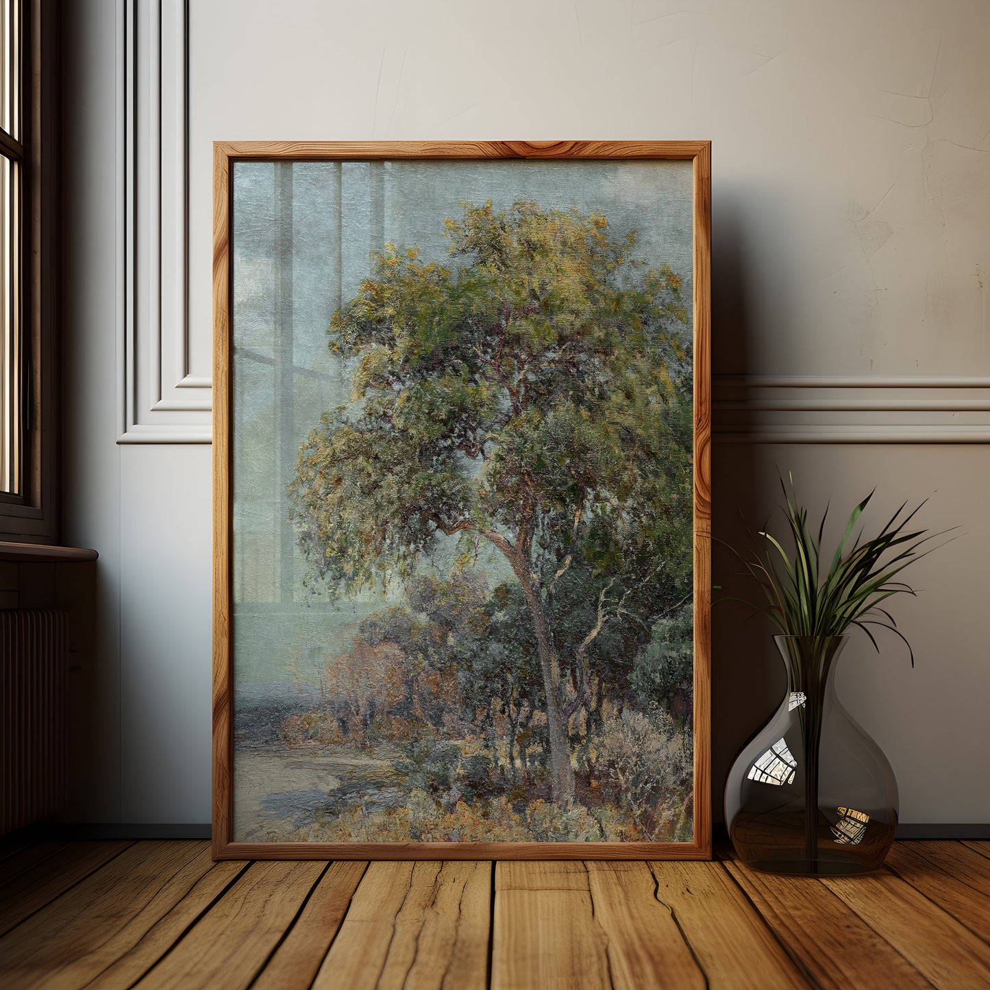 Julian Onderdonk Road to the Hills, Impressionism, original antique painting oil vintage, Printable art instant download, SKU  K_JO.35