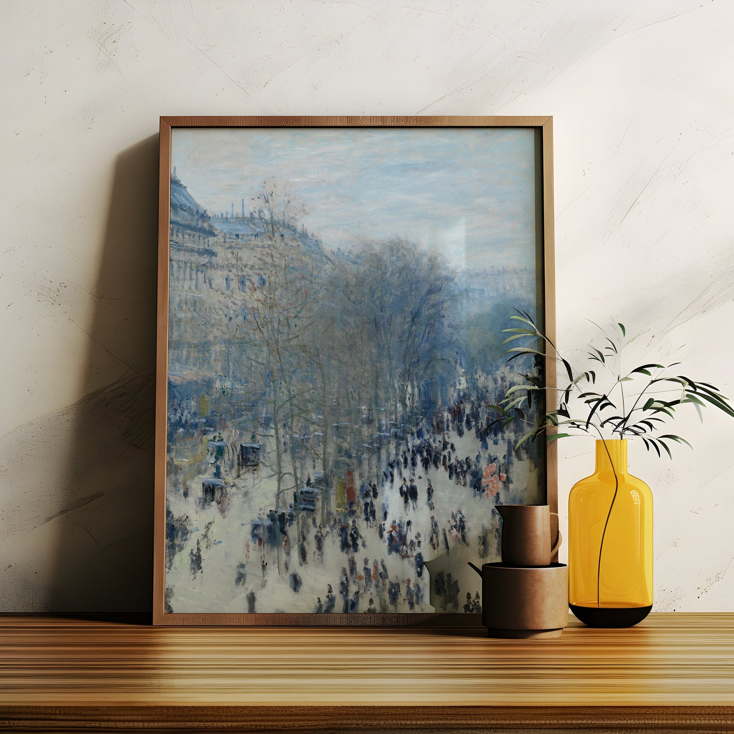 Monet - Boulevard of Capuchins, Impressionism, original antique painting, oil, vintage, Printable art instant download, SKU  K-CM52