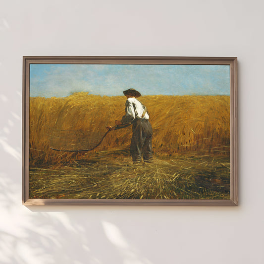 Harvest - Winslow Homer , Rustic Landscape 19th century , Original antique figure painting , vintage Printable instant download , SKU 376WH