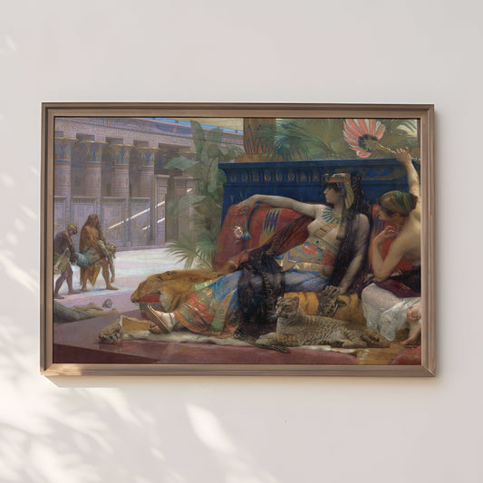 Cleopatra - Alexandre Cabanel , original antique oil painting , vintage Printable art instant download , SKU 309AC