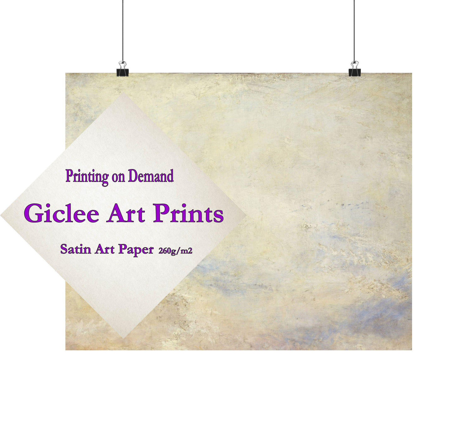 Printing on Demand, Giclee Art Prints, Satin Art Paper 260g/m2